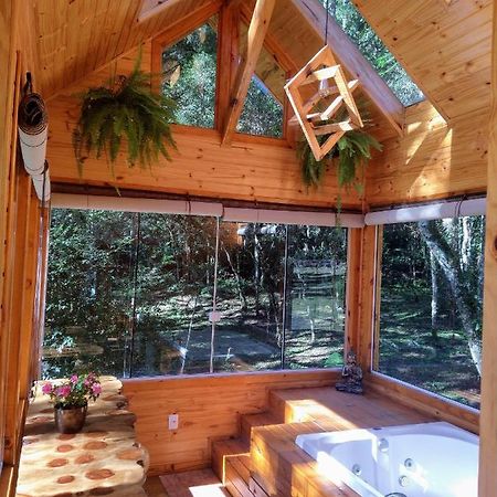Chalé Estância Cachoeira do Avencal Urubici Esterno foto